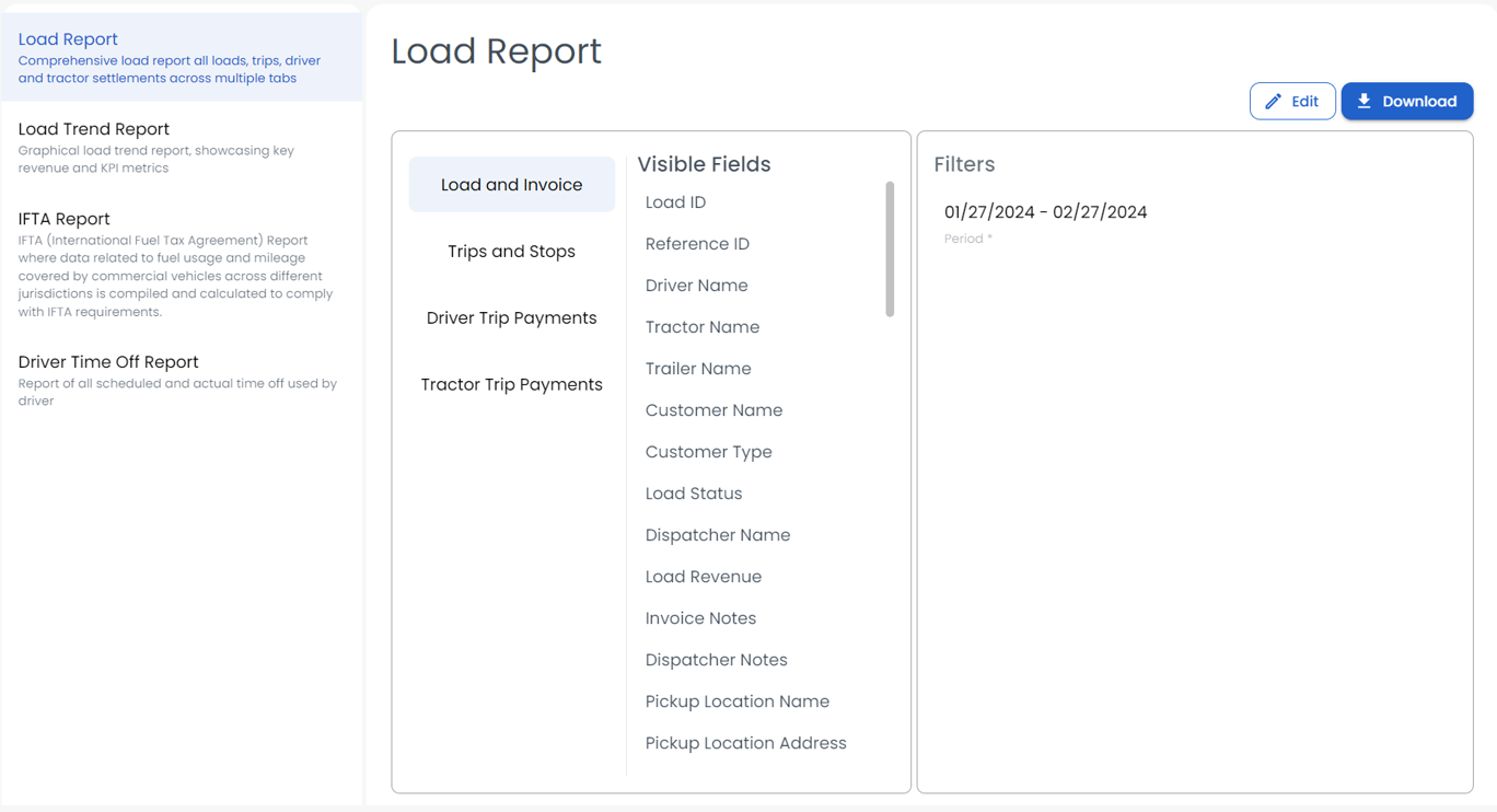 Advanced Reports