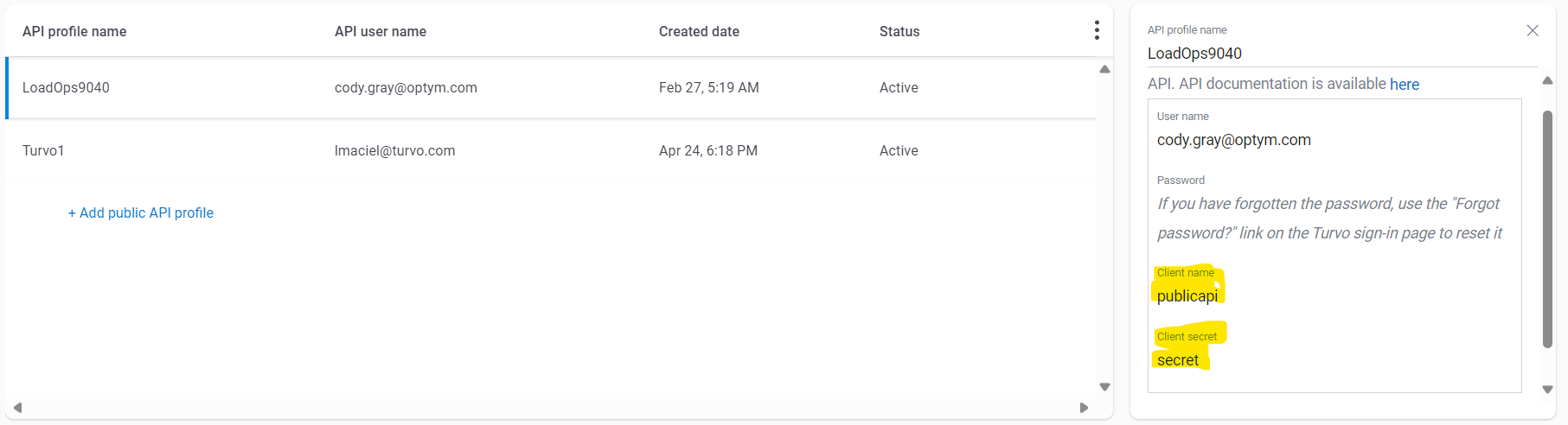 Setting up and using your Turvo Integration with LoadOps
